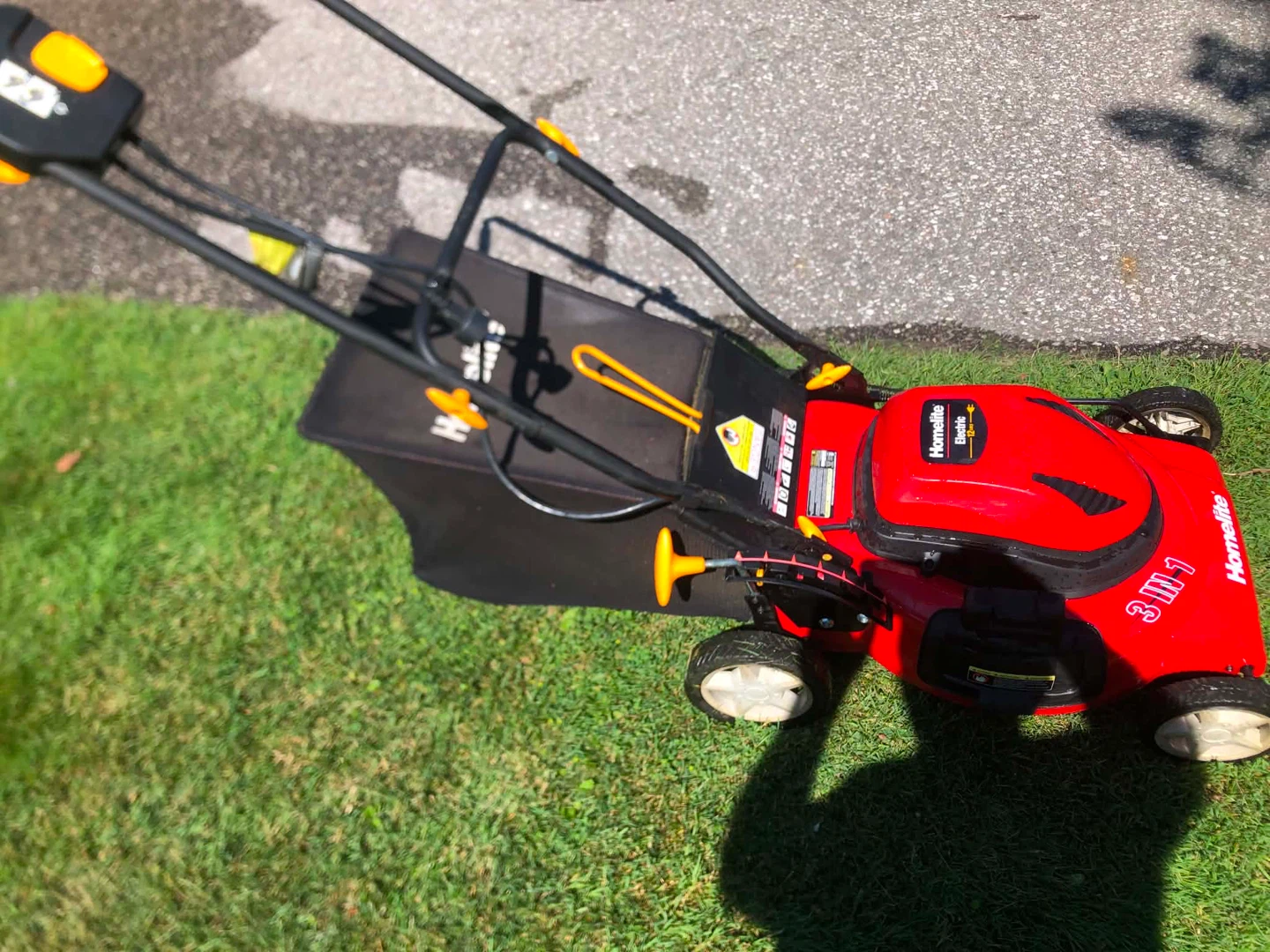 Homelite Electric 3-in-1 Lawn Mower - 12 Amp - photo 4