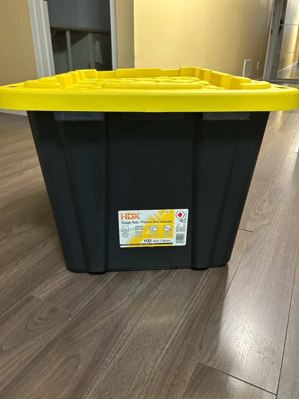 HDX 102L Tough Storage Tote Bin - photo 2
