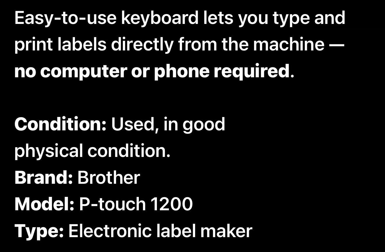 Brothers P touch label maker - photo 3