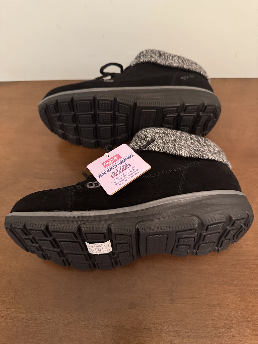 Skechers Hands Free Slip-Ins Black Boots Size 7.5 - photo 2