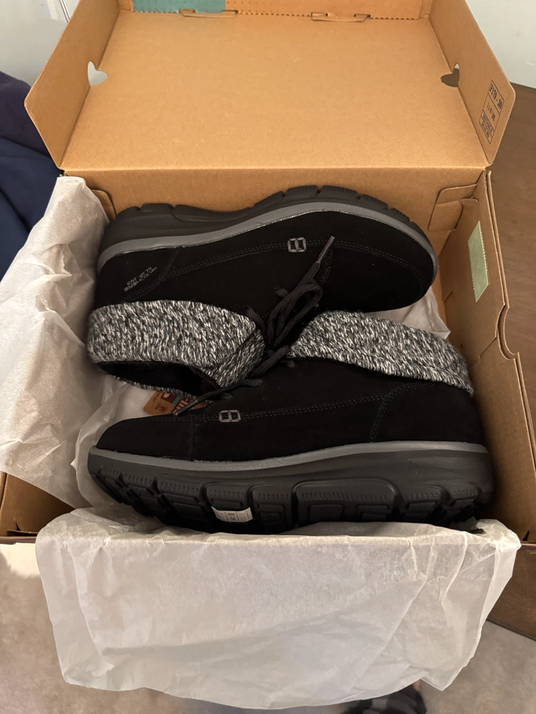 Skechers Hands Free Slip-Ins Black Boots Size 7.5 - photo 3