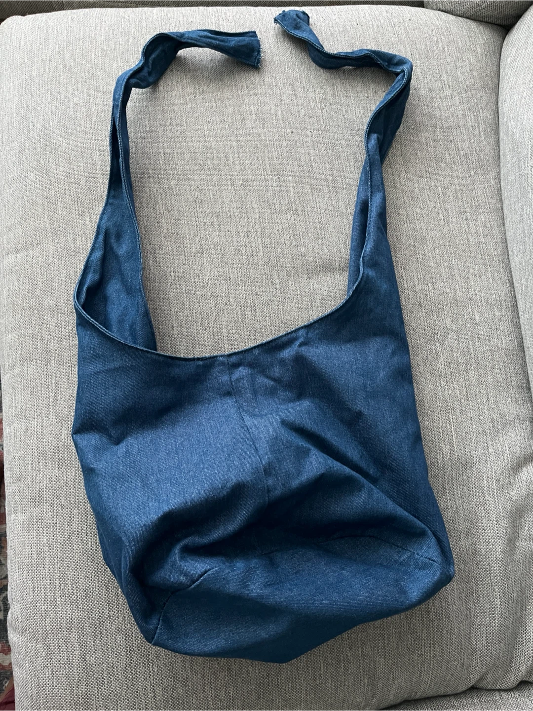 Blue Denim Shoulder Bag
