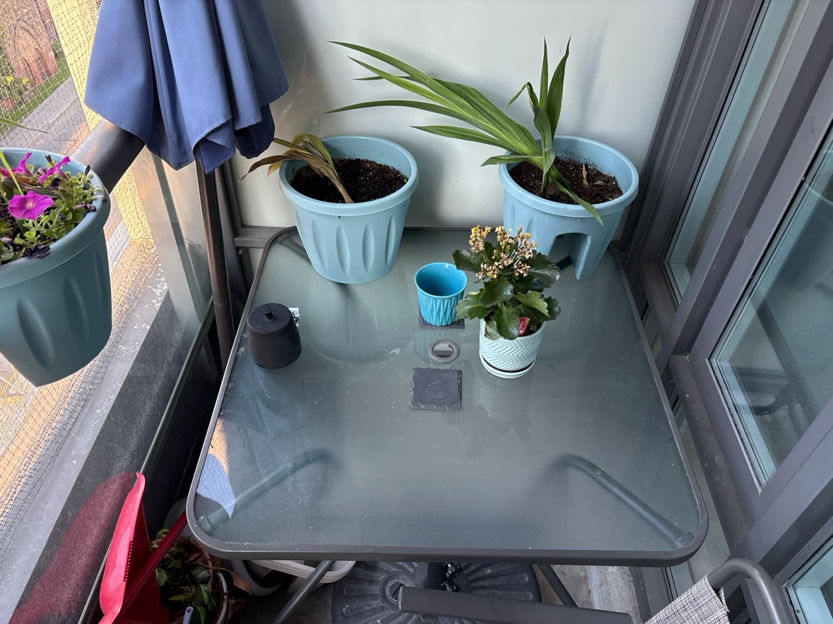 Glass Top Patio Table - photo 2