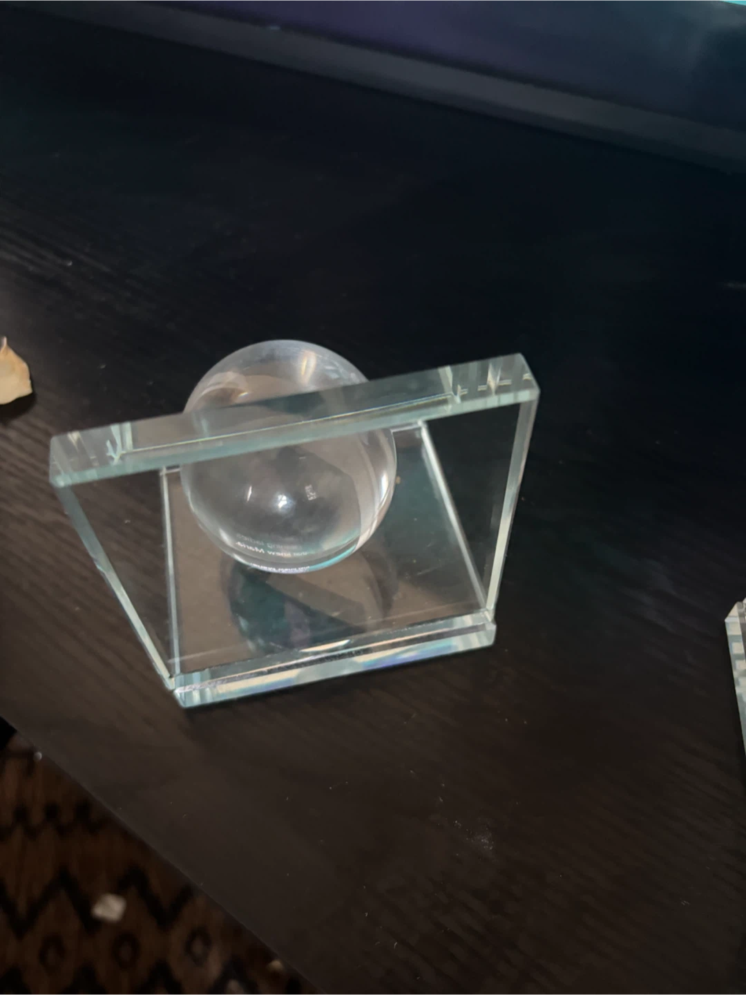 Glass Sphere Bookends Set - photo 2