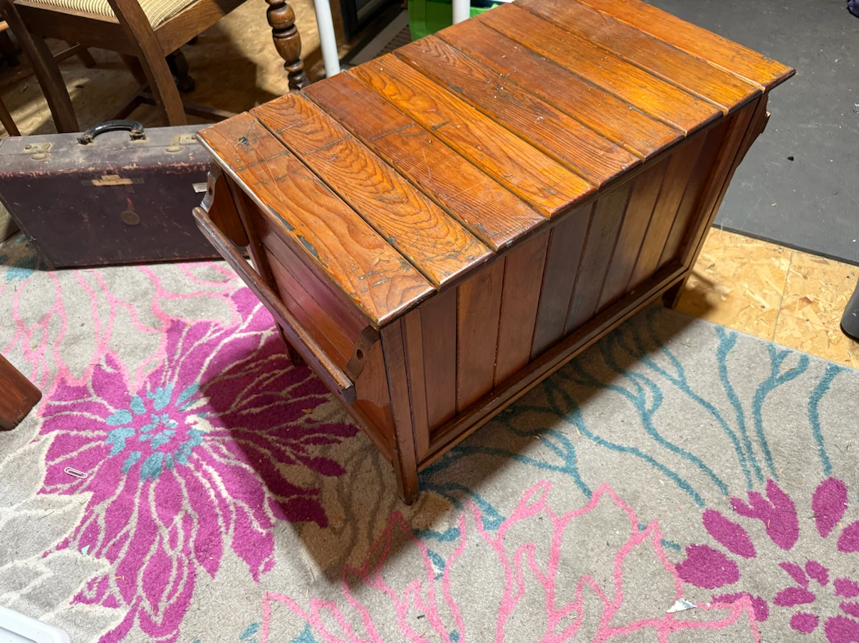 Wooden Storage Chest Trunk
