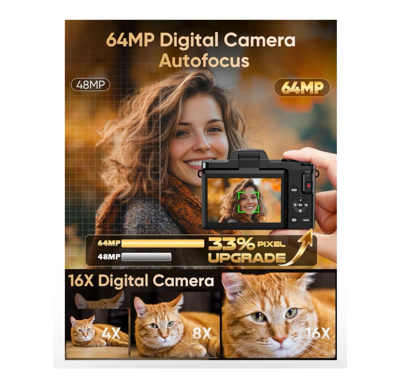 Brand new 4K Digital Camera for Photography with WiFi - photo 5