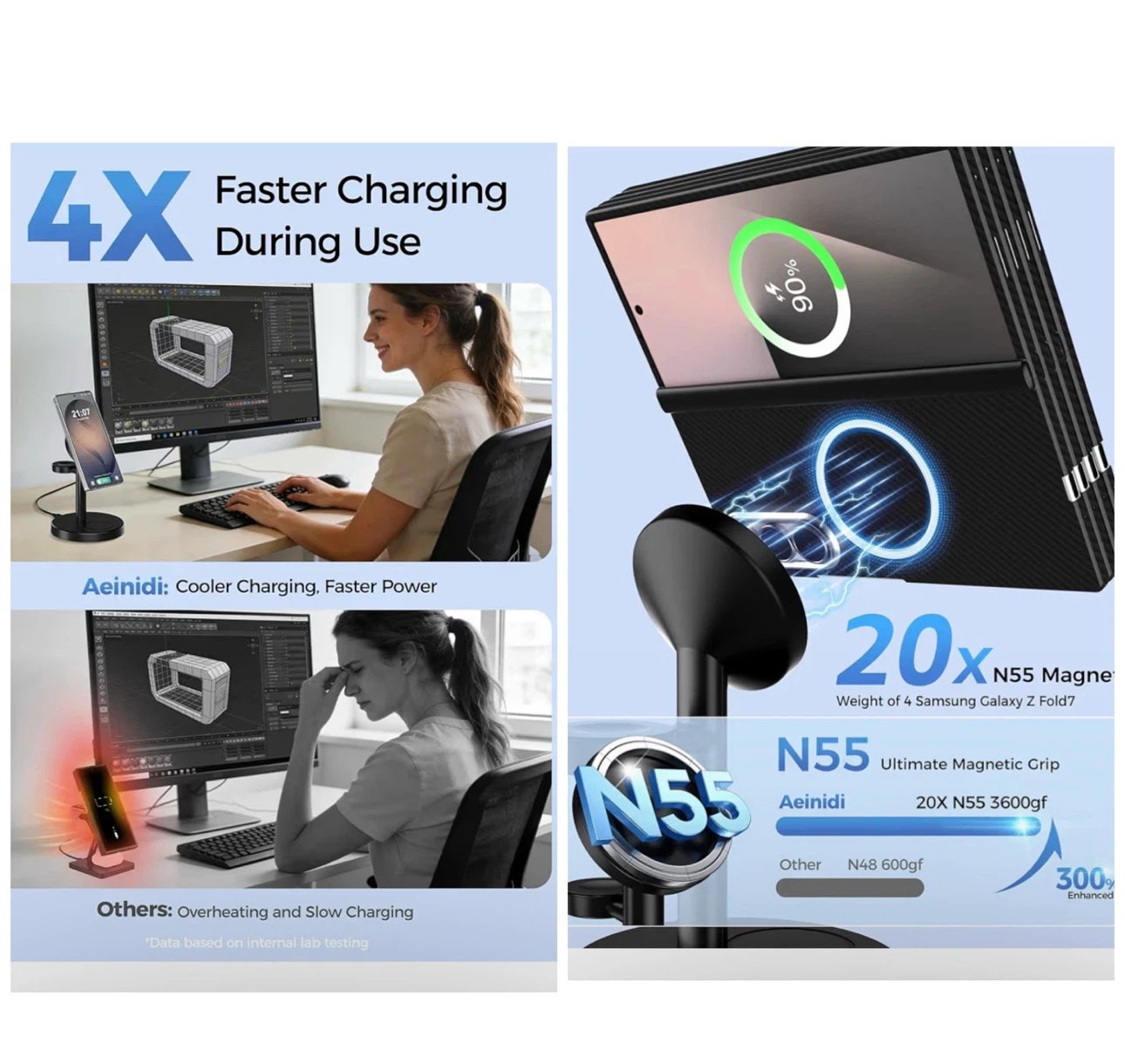 Brand new Magnetic Wireless Charger for Samsung - photo 4