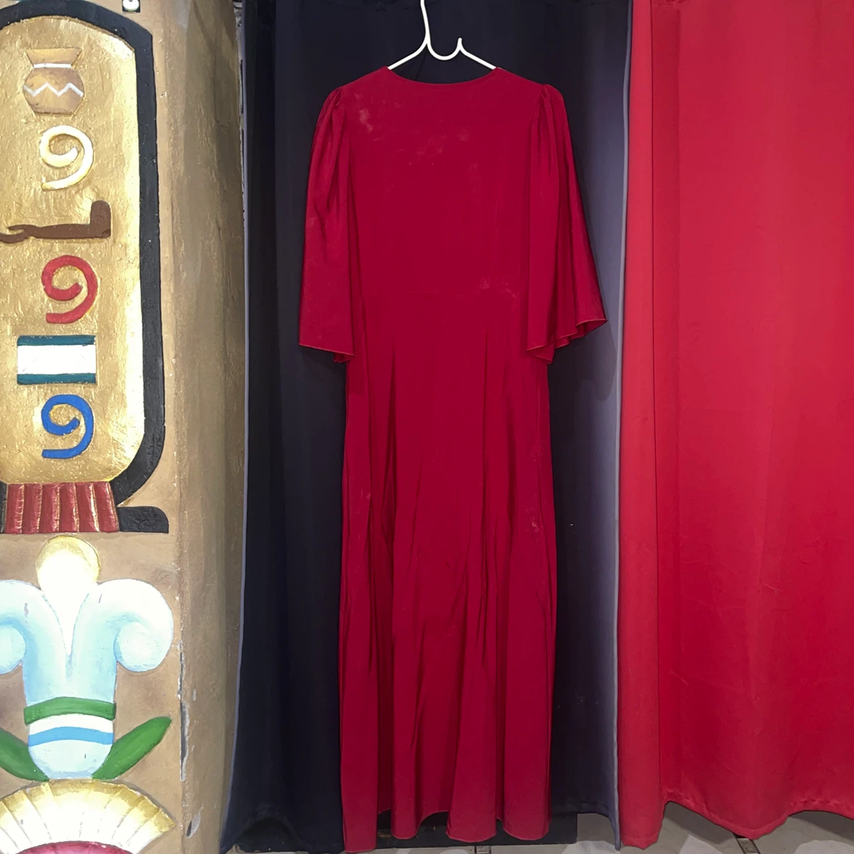 Red & Gold Long Dress - photo 2