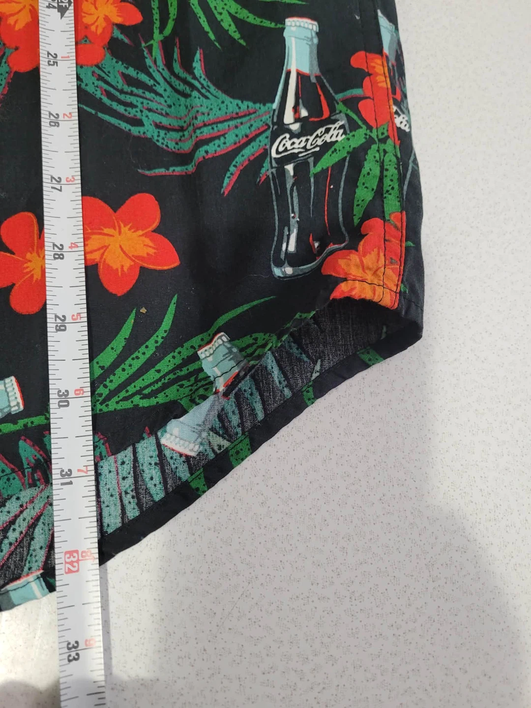 Coca-Cola Hawaiian button up short sleeve Shirt size XXL - photo 5