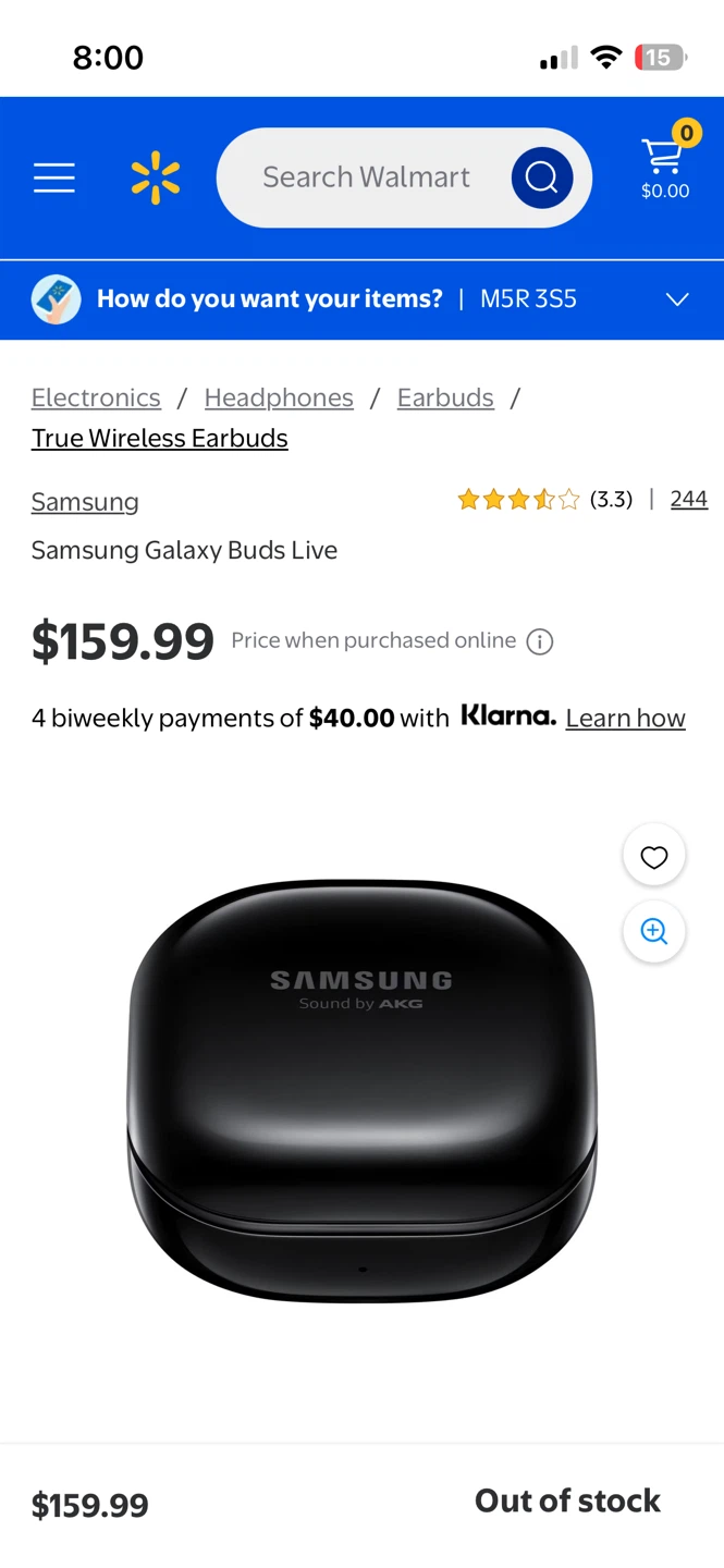 Samsung Galaxy Buds Live - Black