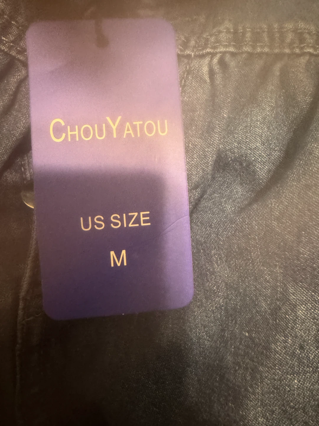 CHOU YATOU Denim Tiered Maxi Skirt - Size M - photo 3