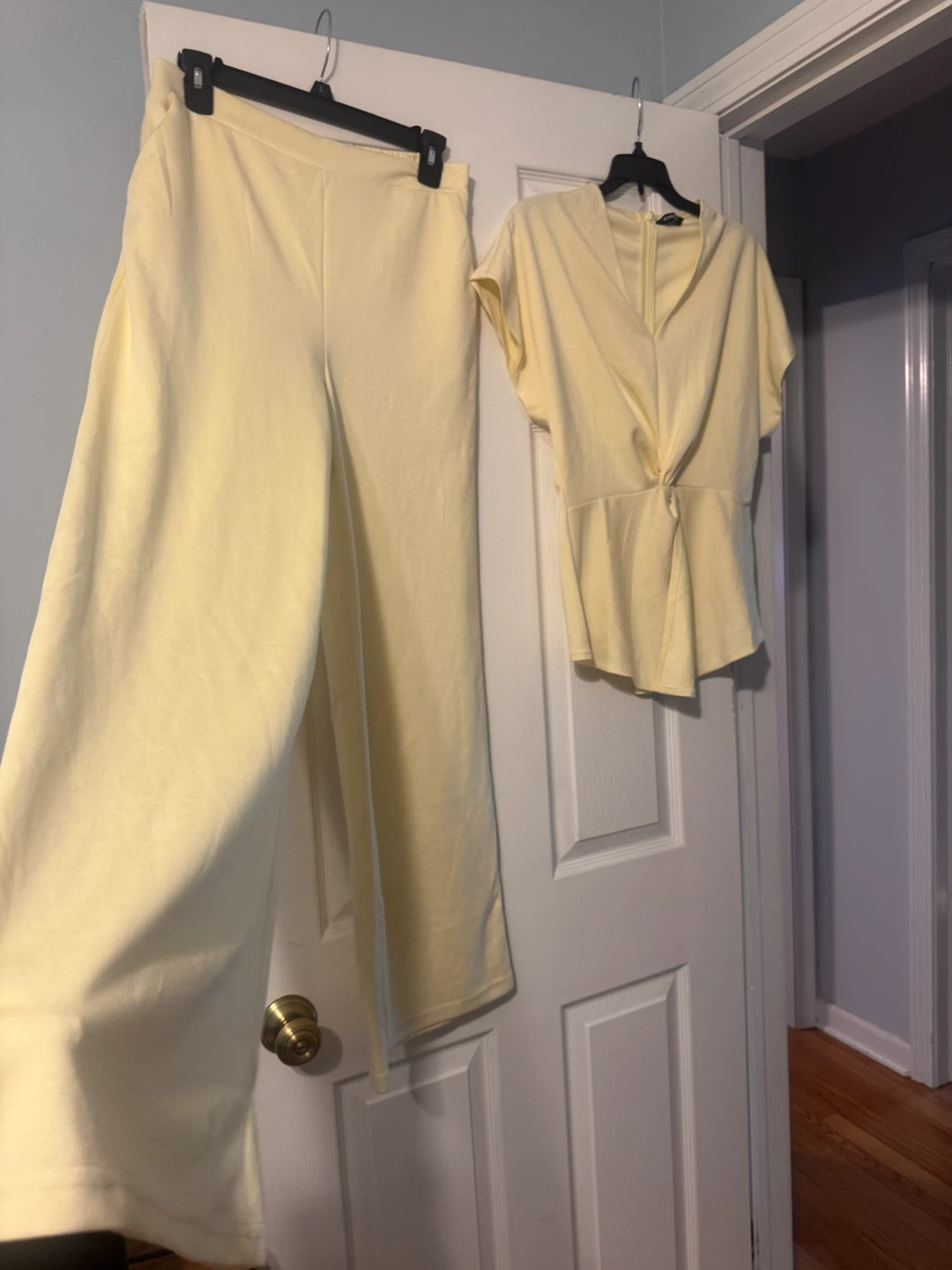 CHICME Yellow Top and Pants Set Size M