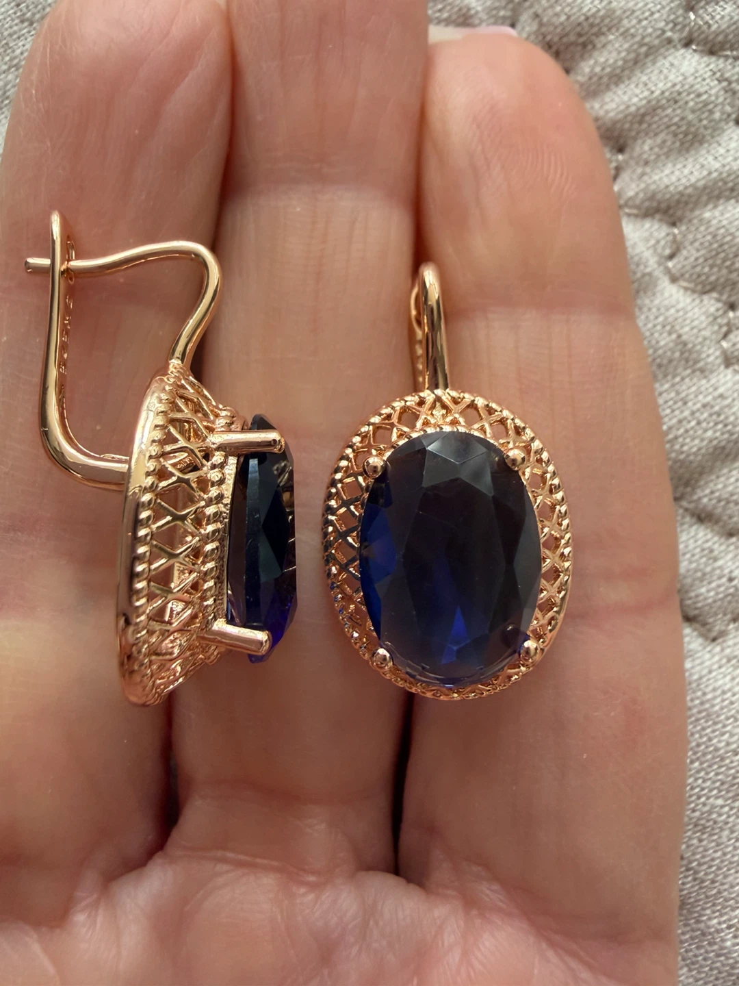 14k gemstone earrings