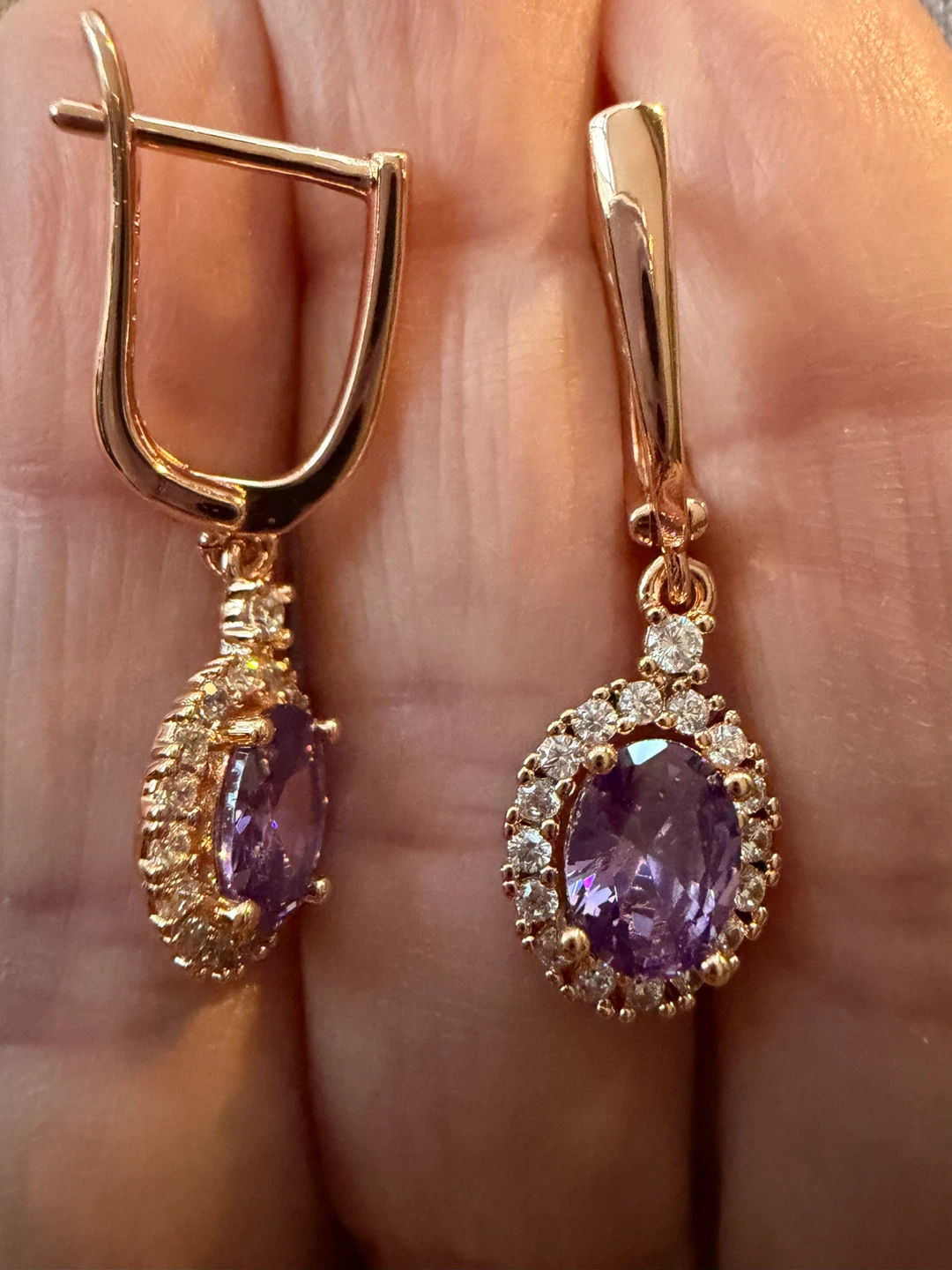 14k gemstone earrings