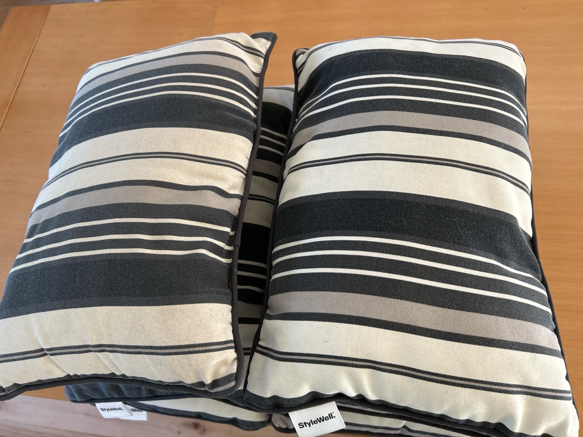 StyleWell Striped Accent Pillows (6)
