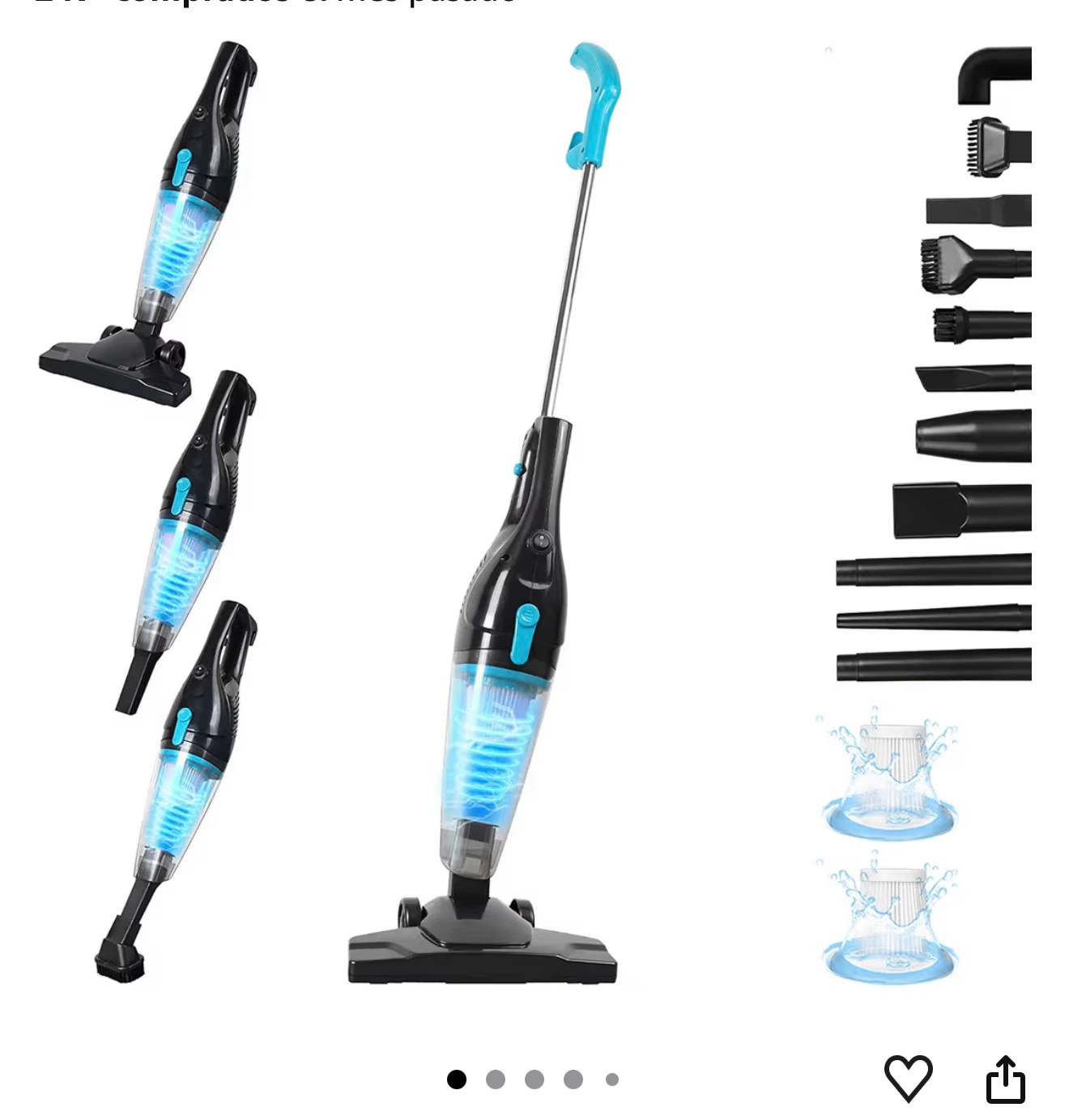 Lightweight Stick Vacuum Cleaner with Attachments