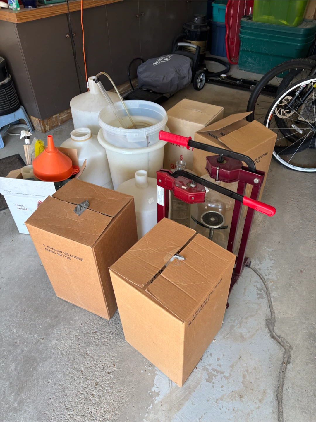 Glass Bottles and Brewing Equipment