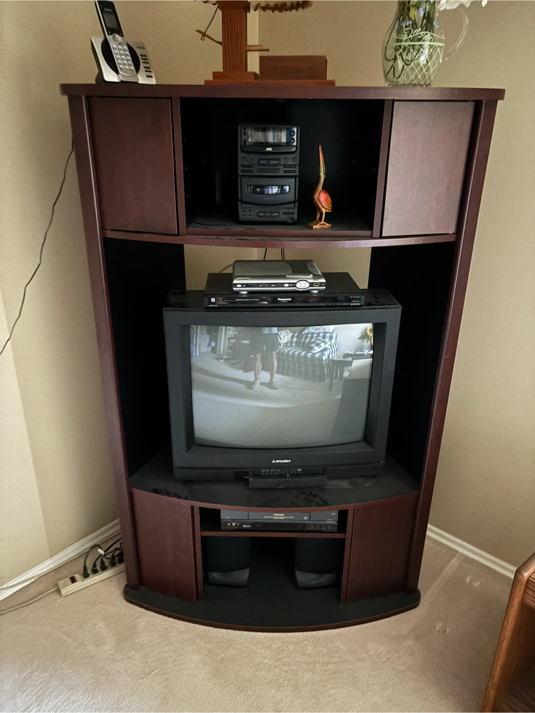 Corner TV Stand