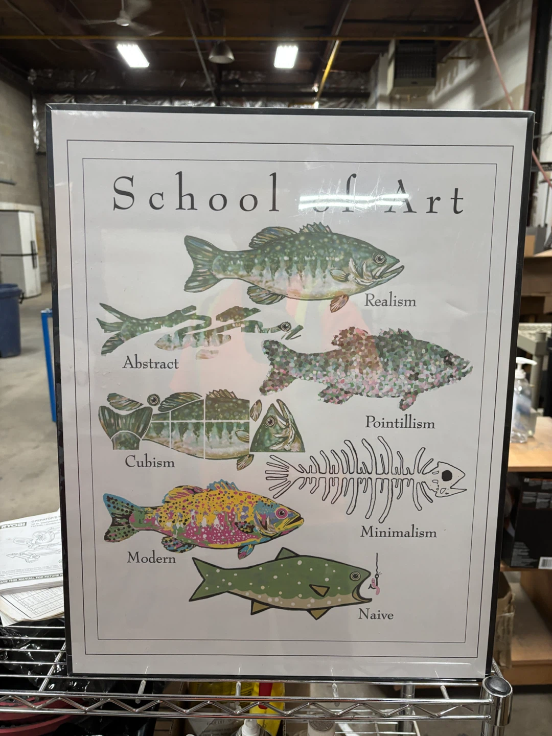 School of Art Fish Poster