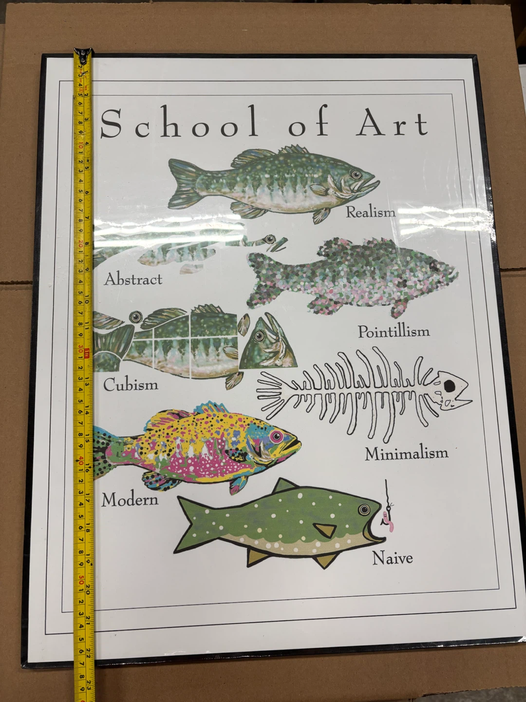 School of Art Fish Poster - photo 2