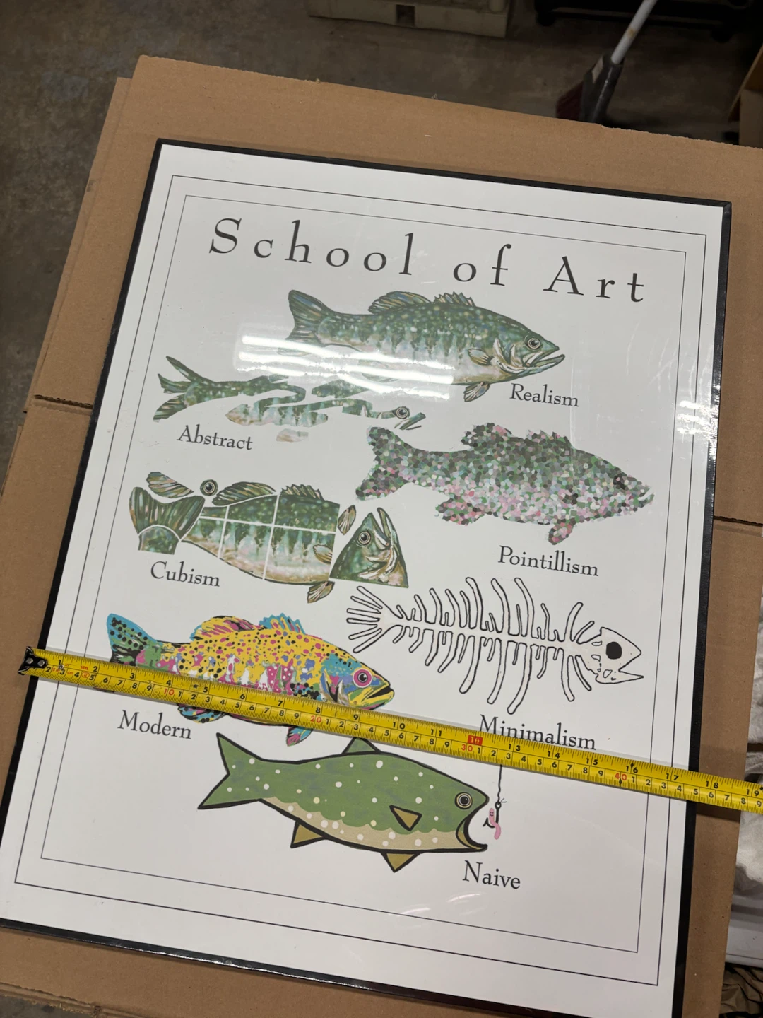 School of Art Fish Poster - photo 3