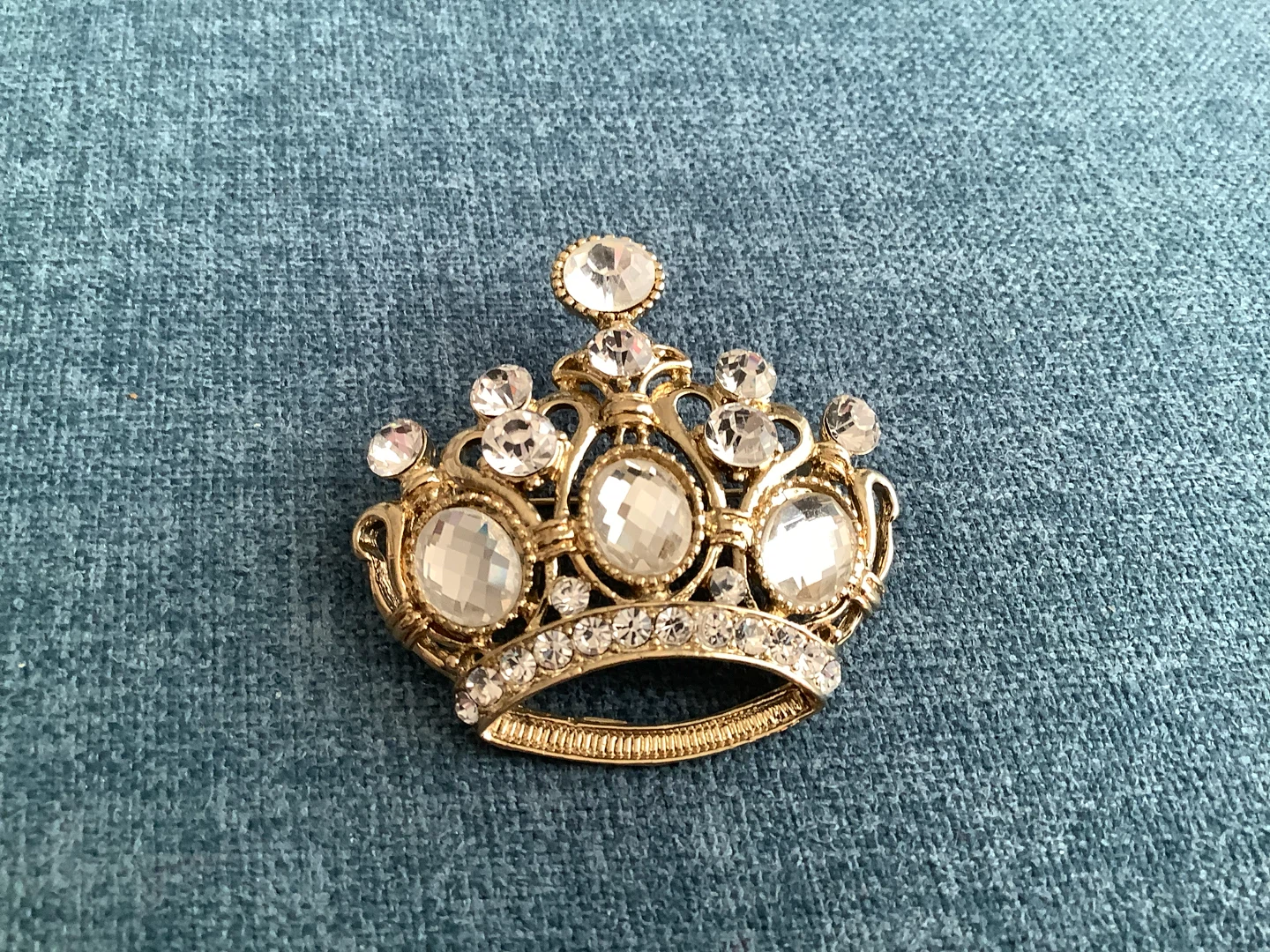 Jubilee Crown Gold Plated with Crystals $ Rhinestones 🐞