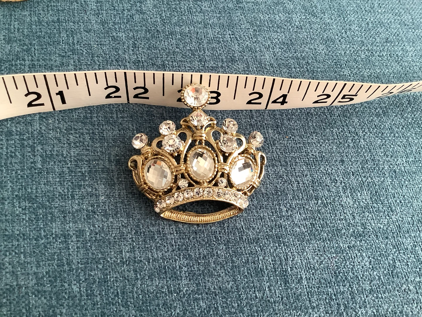 Jubilee Crown Gold Plated with Crystals $ Rhinestones 🐞 - photo 4