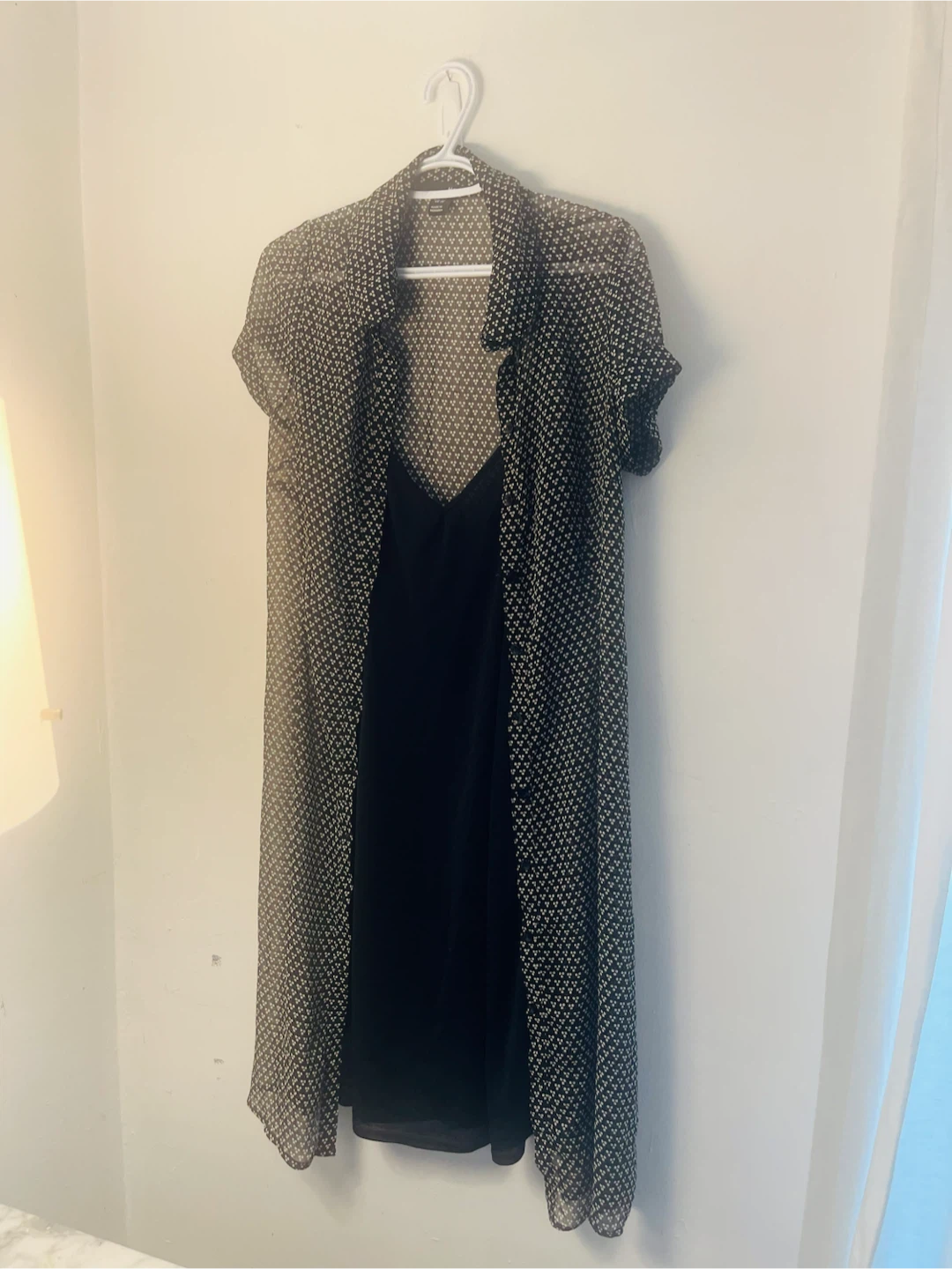 H&M Black Dress with Slip sz10
