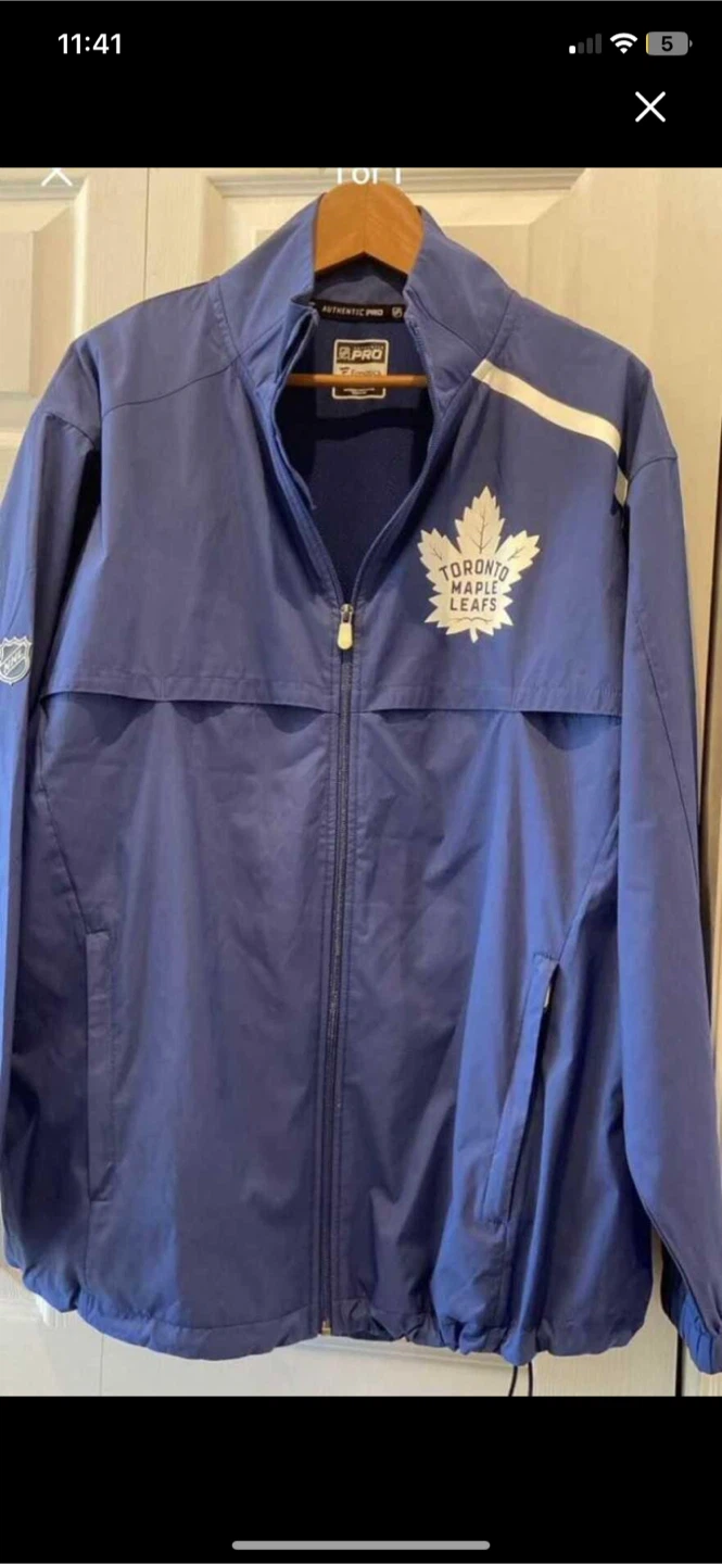 Toronto Maple Leafs Authentic Pro Rink Jacket Large