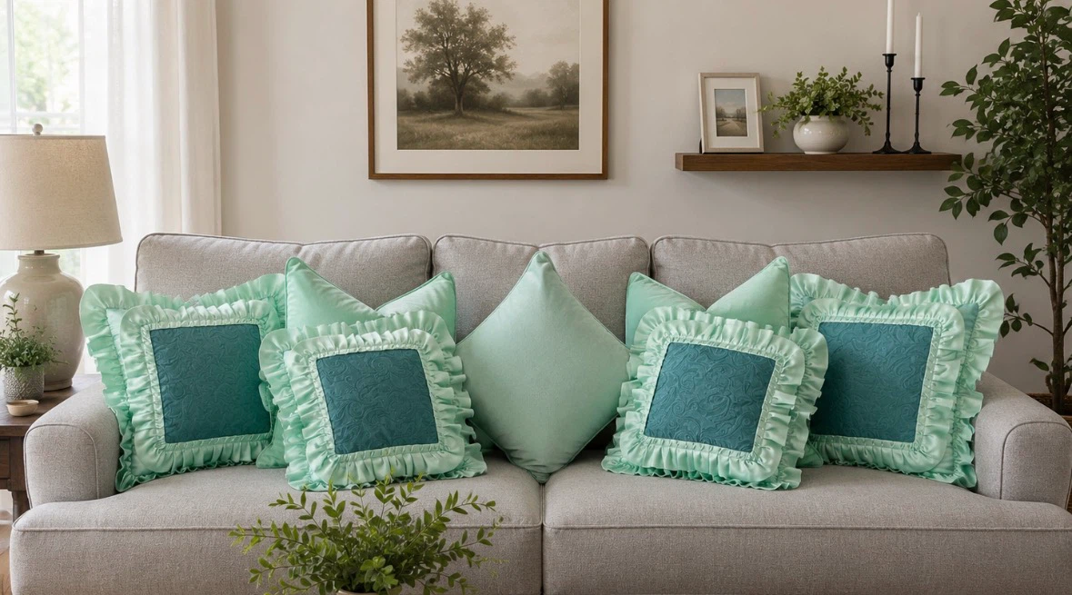 Set of Decorative Throw Pillows