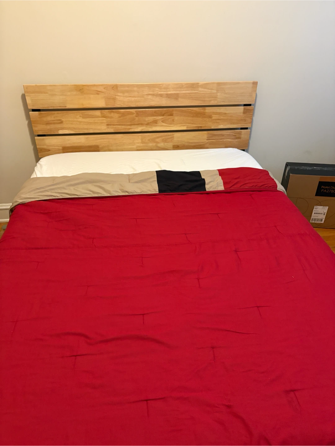 Queen Bed Frame and Mattress