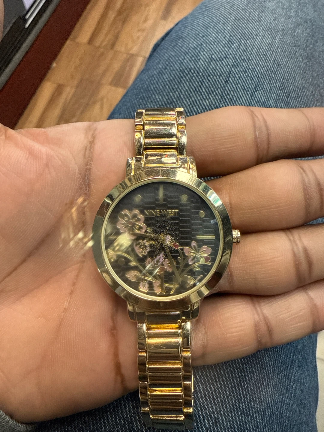 Nine West Gold Tone Women's Watch