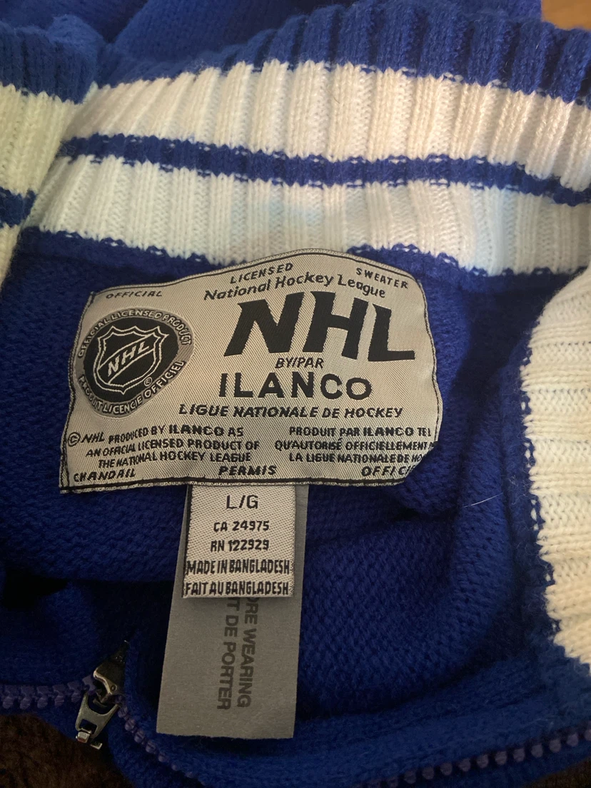 Authentic Toronto Maple Leafs Zip-Up Sweater Large - photo 2