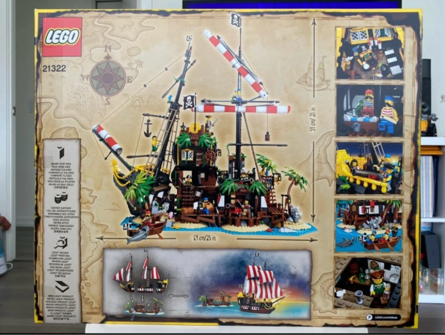 LEGO Ideas Pirates of Barracuda Bay 21322 Building Set - photo 2