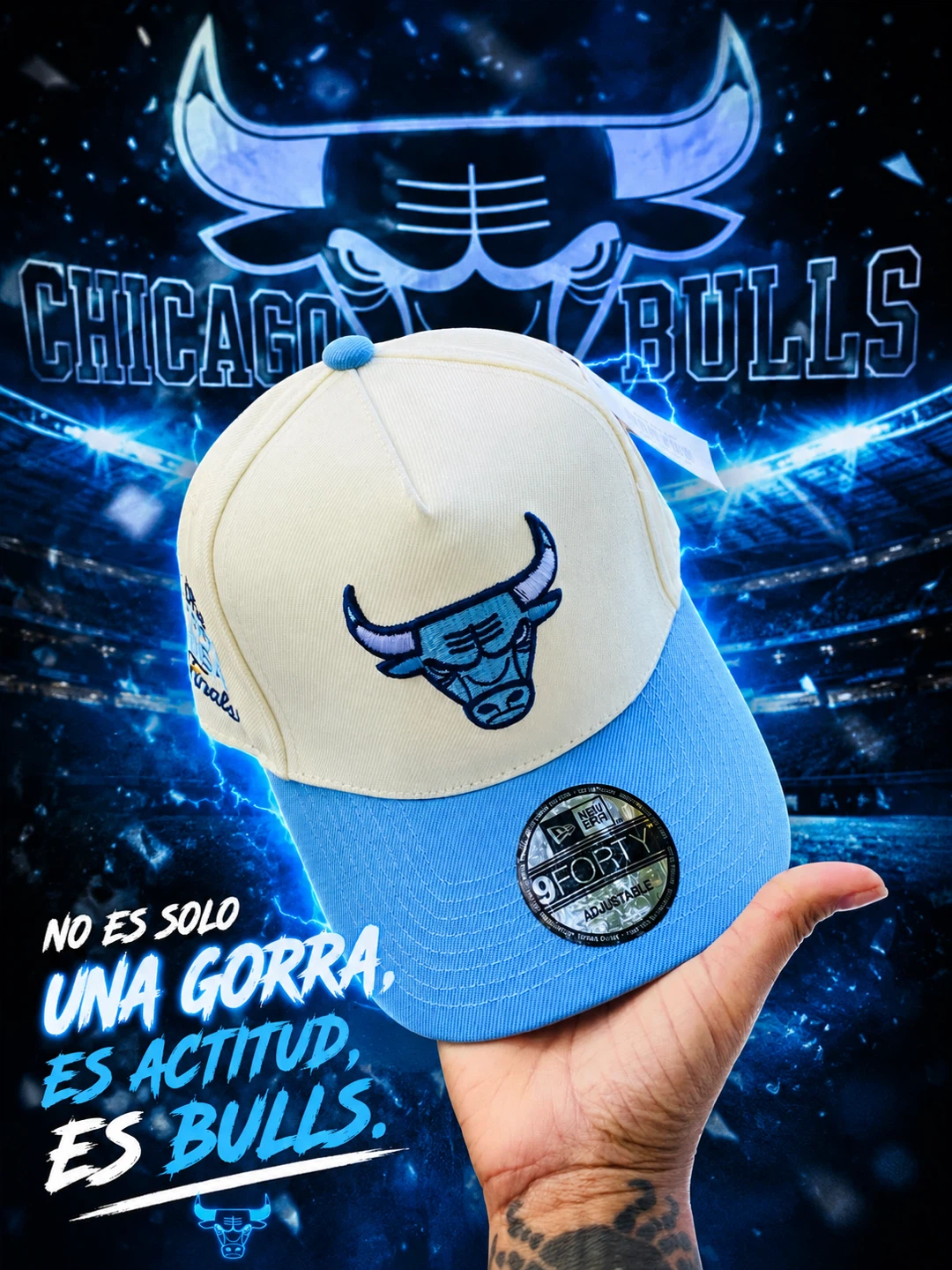 New Era Chicago Bulls 9FORTY Adjustable Hat