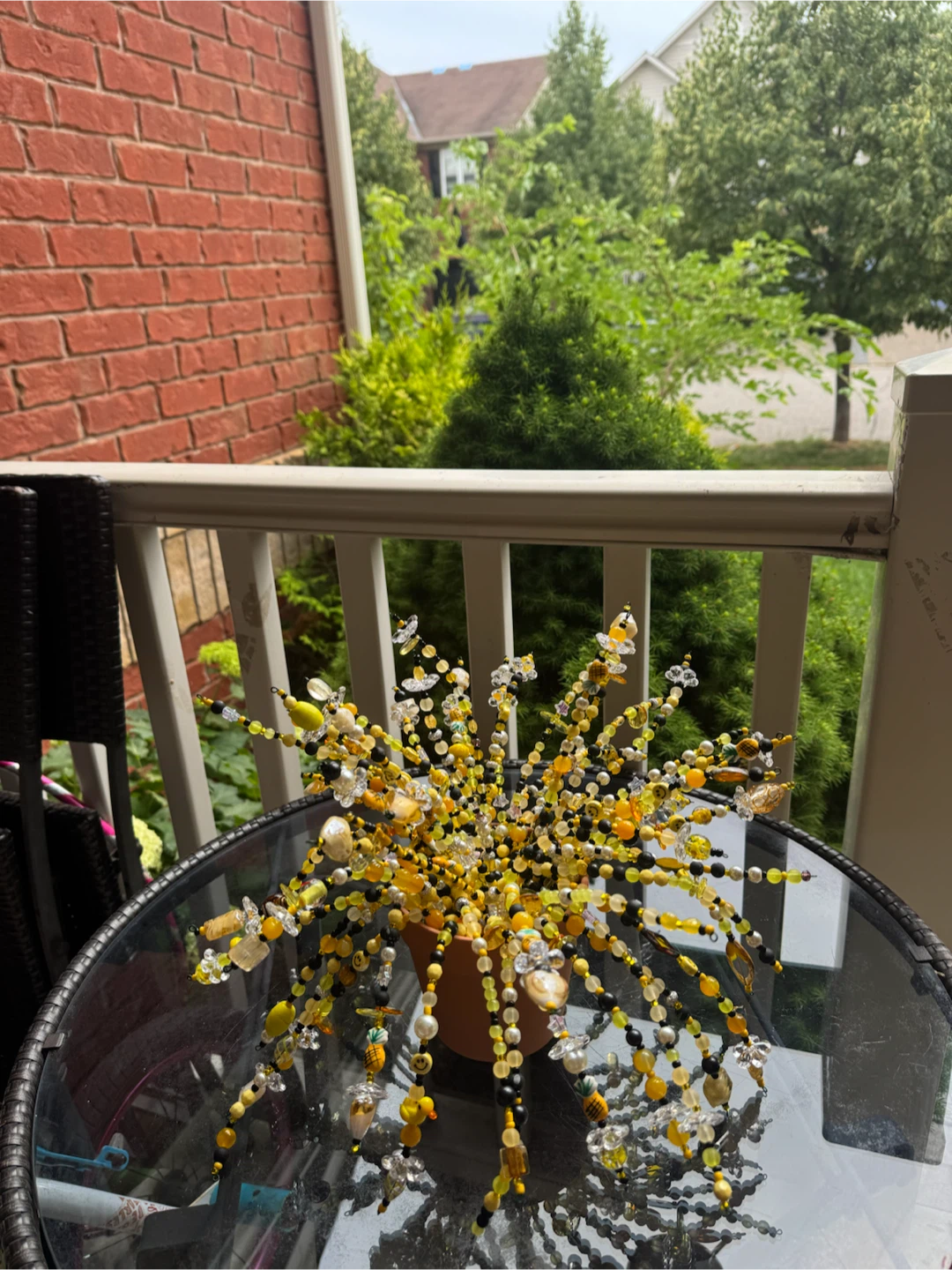 Handmade potted bead ferns - photo 3