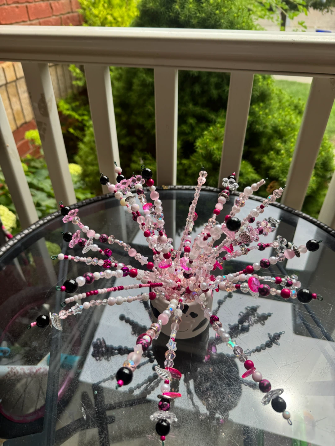Handmade potted bead ferns - photo 5