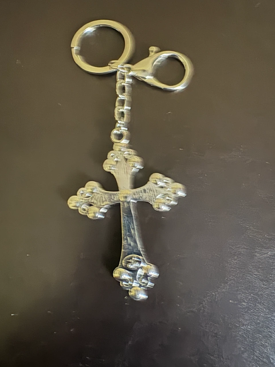 Rhinestone Cross Keychain - photo 2