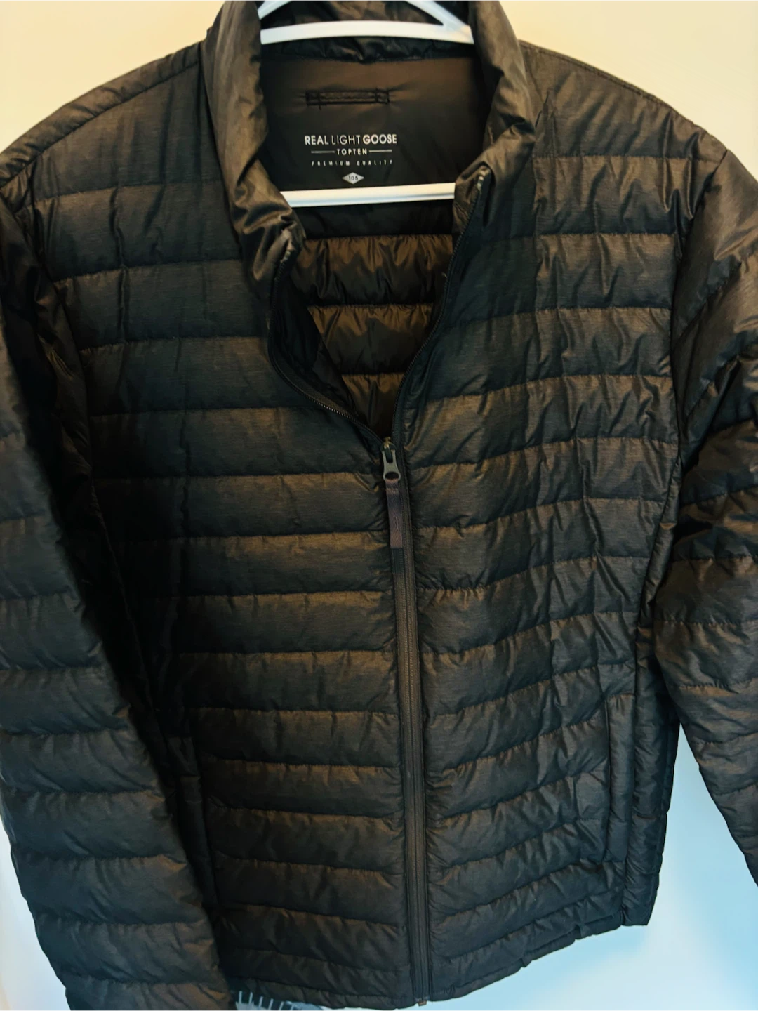 Real Light Goose Puffer Jacket