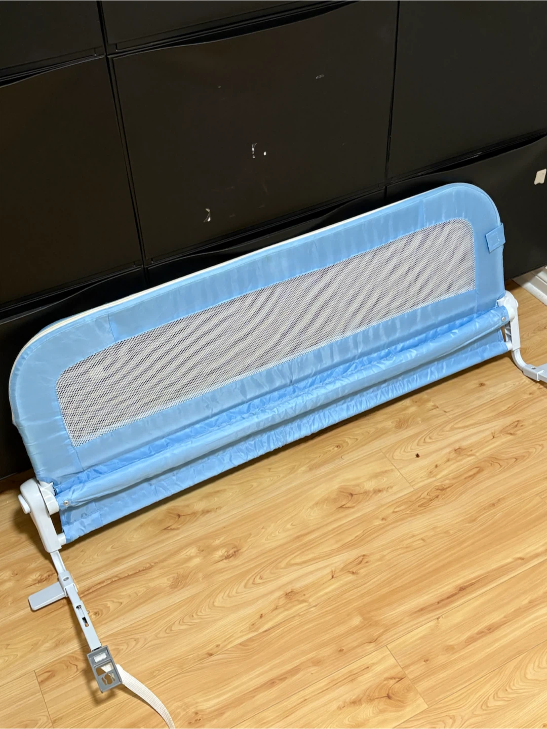 Blue Baby Bed Rail Guard - photo 4
