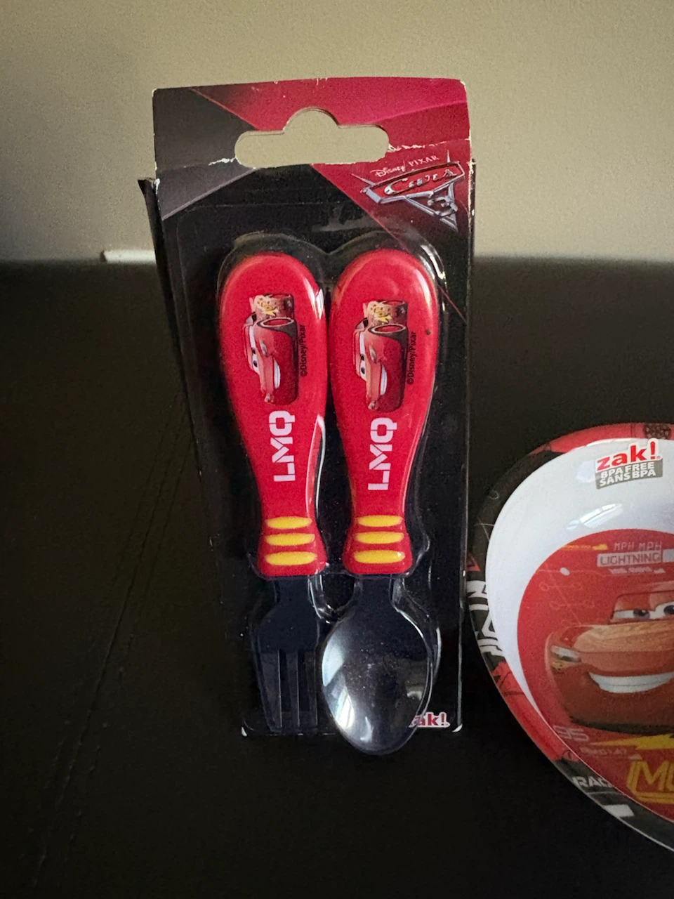 Disney Cars Lightning McQueen Bowl and Zak! Kids Flatware Set - photo 2