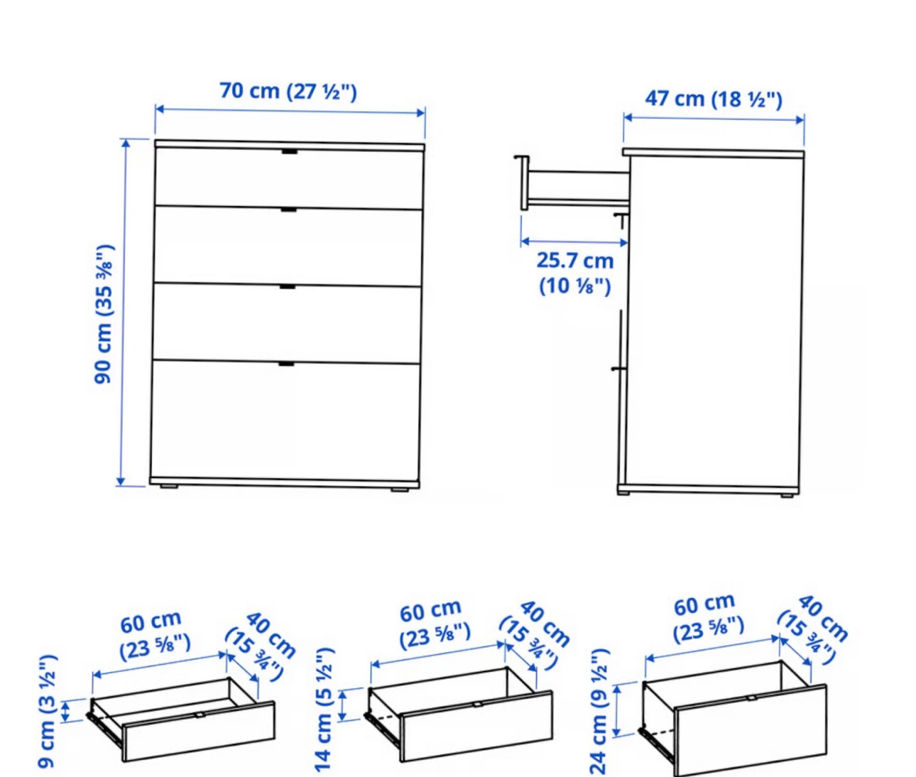 IKEA dresser /4 drawers - photo 2