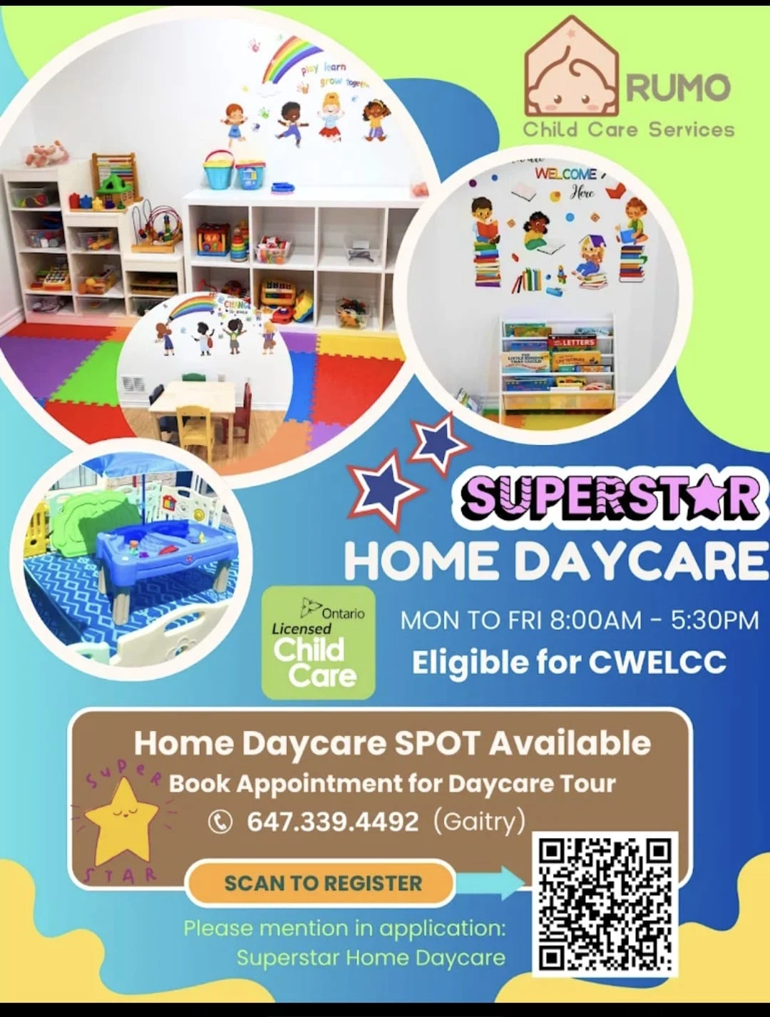 RUMO Child Care Services - Superstar Home Daycare