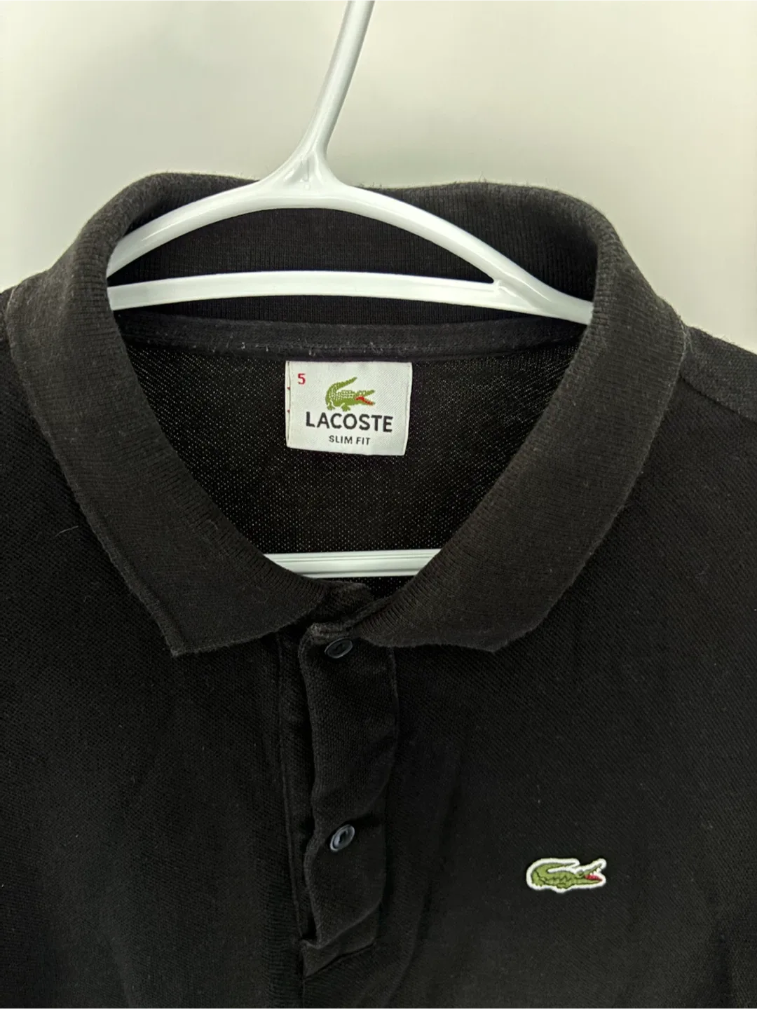 Lacoste Slim Fit Polo Shirt - Black