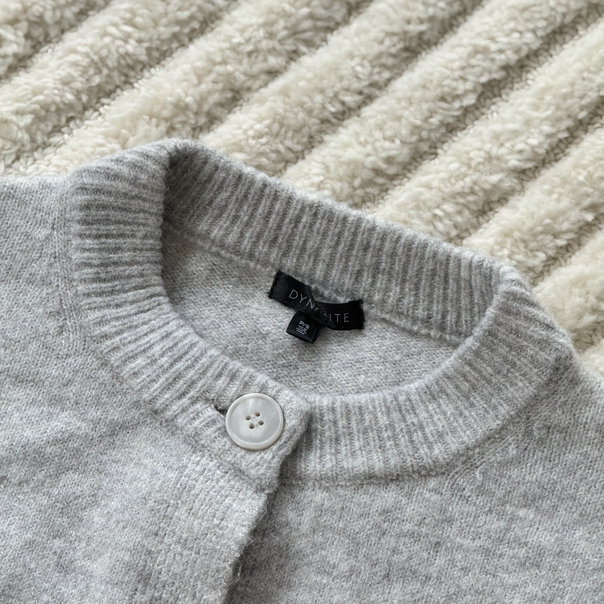 DYNAMITE Grey Button-Up Cardigan - photo 2