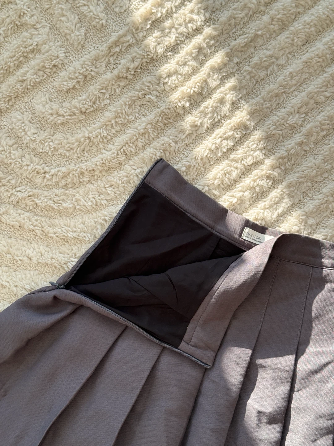 Oak + Fort Pleated Skirt - XS - photo 3