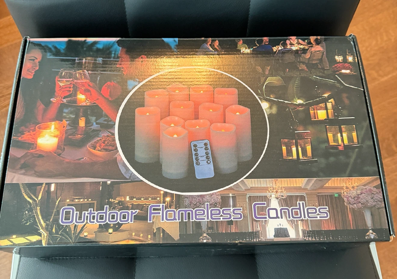 Outdoor Flameless Candles with Remote