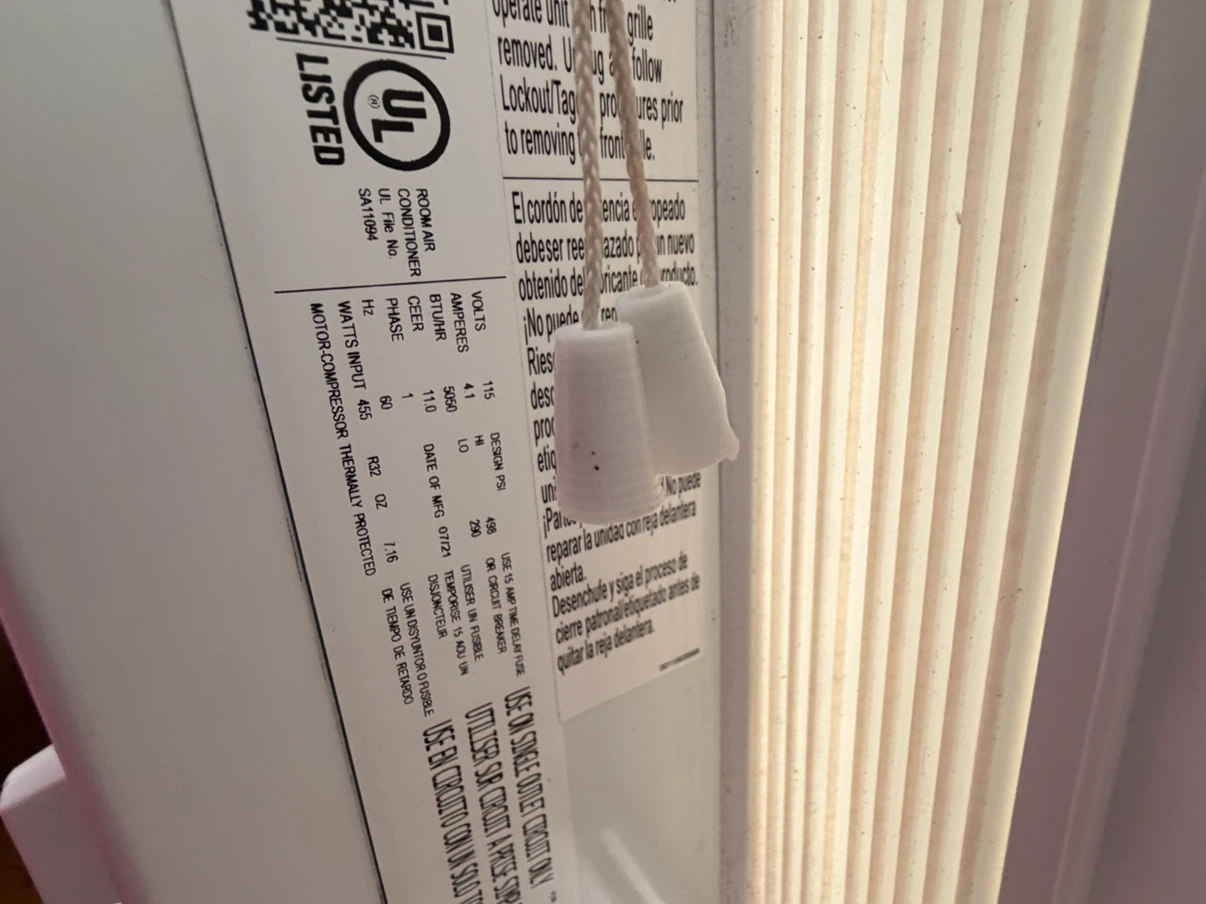 GE 5,000 BTU window air conditioner - photo 5
