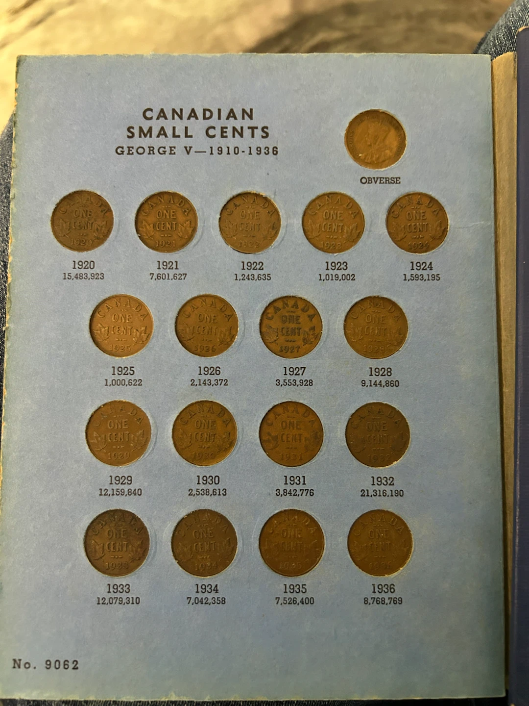 Canadian Small Cent Collection Album 1920-Date - photo 2