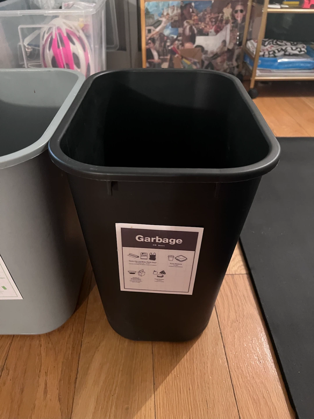 Set of 4 Plastic Recycling Bins - photo 4